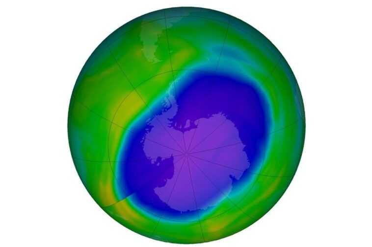 Le trou d'ozone au-dessus de l'Antarctique a dépassé 26 millions de kilomètres carrés 1 Le Trou D'ozone Au Dessus De L'antarctique A Dépassé 26 Millions