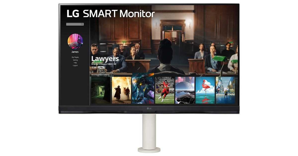 LG présente un nouveau moniteur intelligent 4K de 32 pouces avec AirPlay 2 intégré, 65 W USB-C, etc.