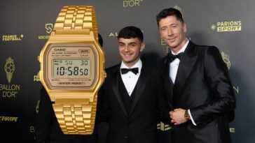 Le Casio Que Lewandowski Portait Au Gala Du Ballon D'or