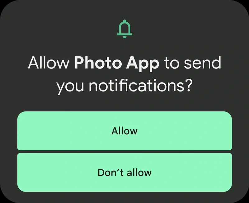 Fonctionnalités Android 13 Go