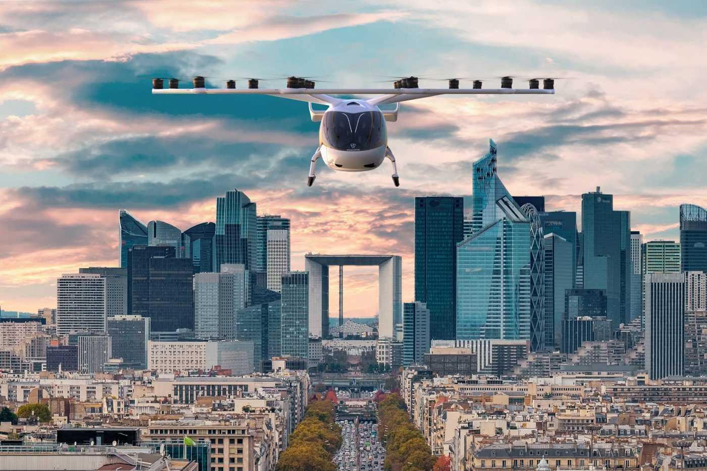 À Milan, Vous Pouvez Vous Déplacer Avec Un Taxi Volant,