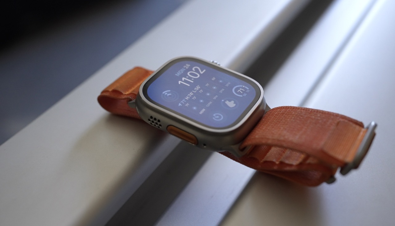 Apple Watch Ultra display