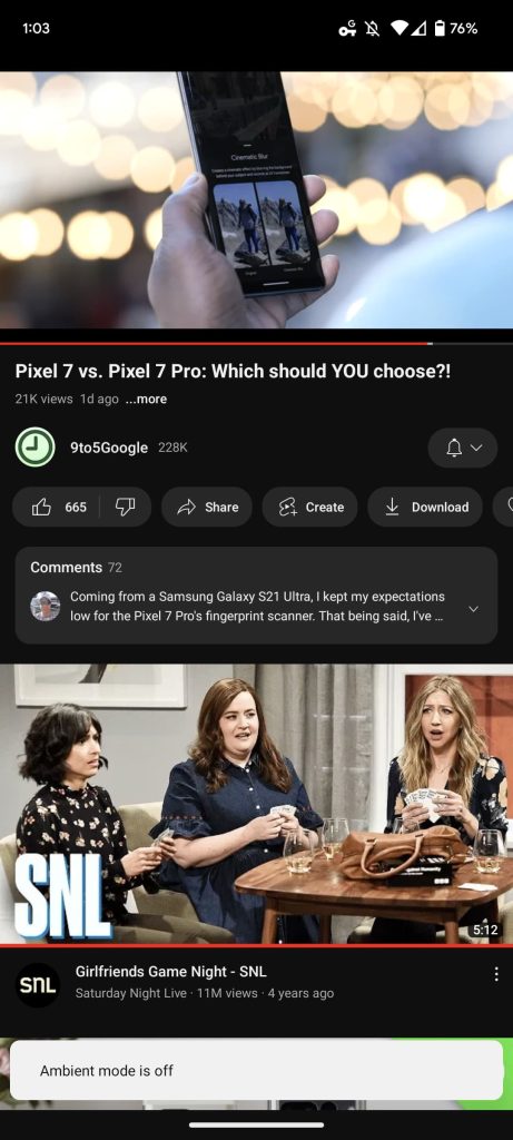 1666829346 735 Comment le nouveau look YouTube plus sombre se compare a