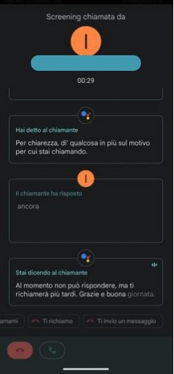Call Filter arrive sur les téléphones Android : c'est une excellente solution pour harceler les centres d'appels 3 ANDROÏDE | Grâce à une série de messages prédéfinis, il est possible de composer une conversation