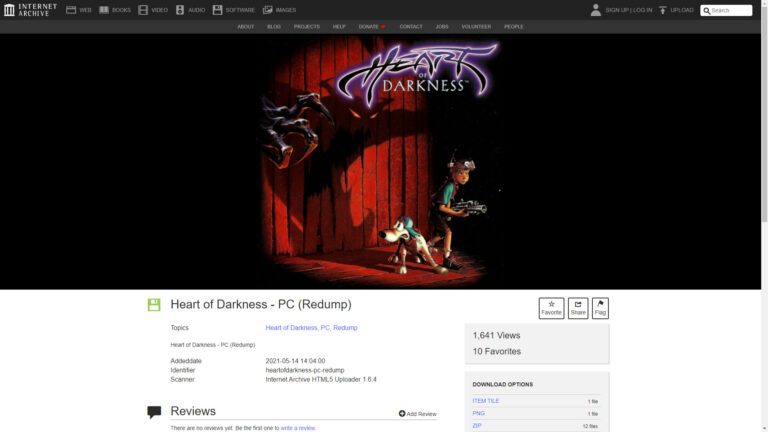 Jouez à des jeux rétro : voici comment votre projecteur Android devient une console 8 Cœur des ténèbres sur archive.org