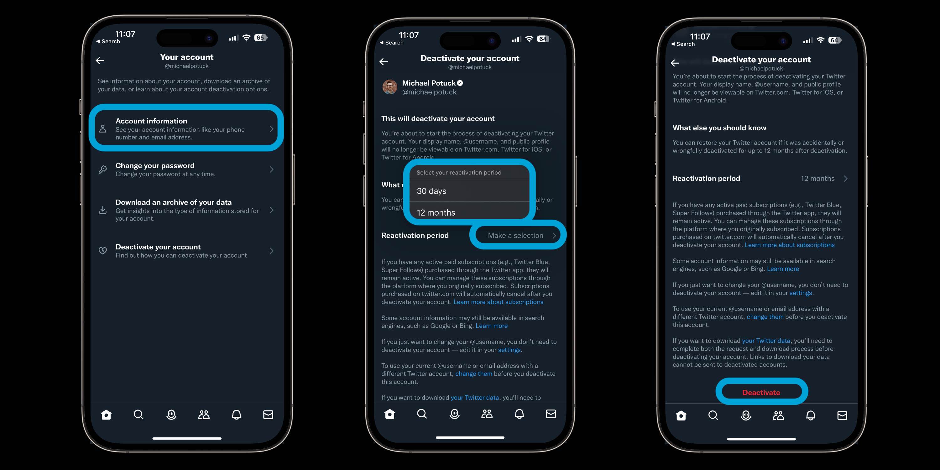 Comment supprimer la procédure pas à pas de Twitter 2