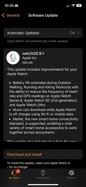 Apple lance la mise à jour watchOS 9.1 au public ! Télécharger maintenant! 2 mise à jour watchos 9.1