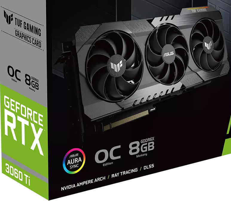 Asus RTX 3060 Ti mis à jour avec une mémoire GDDR6X plus performante 2 Asus RTX 3060 Ti mis a jour avec une memoire