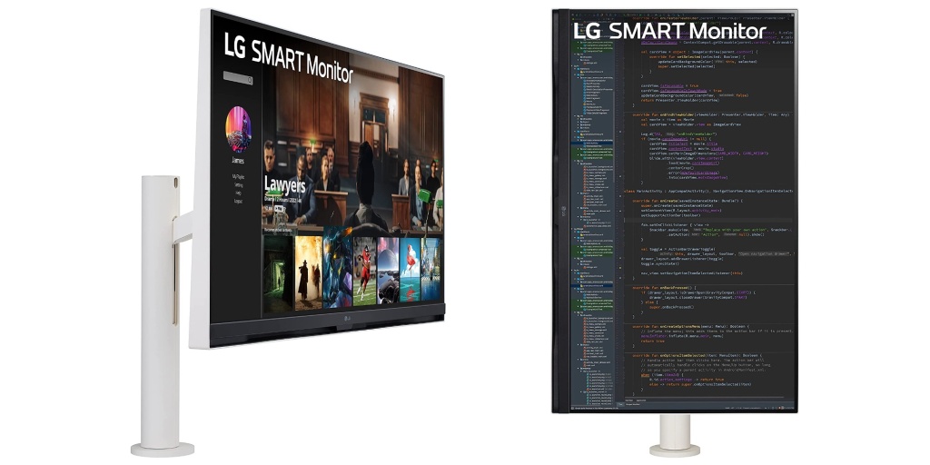 LG présente un nouveau moniteur intelligent 4K de 32 pouces avec AirPlay 2 intégré, 65 W USB-C, etc. 3 Moniteur intelligent LG 32SQ780S