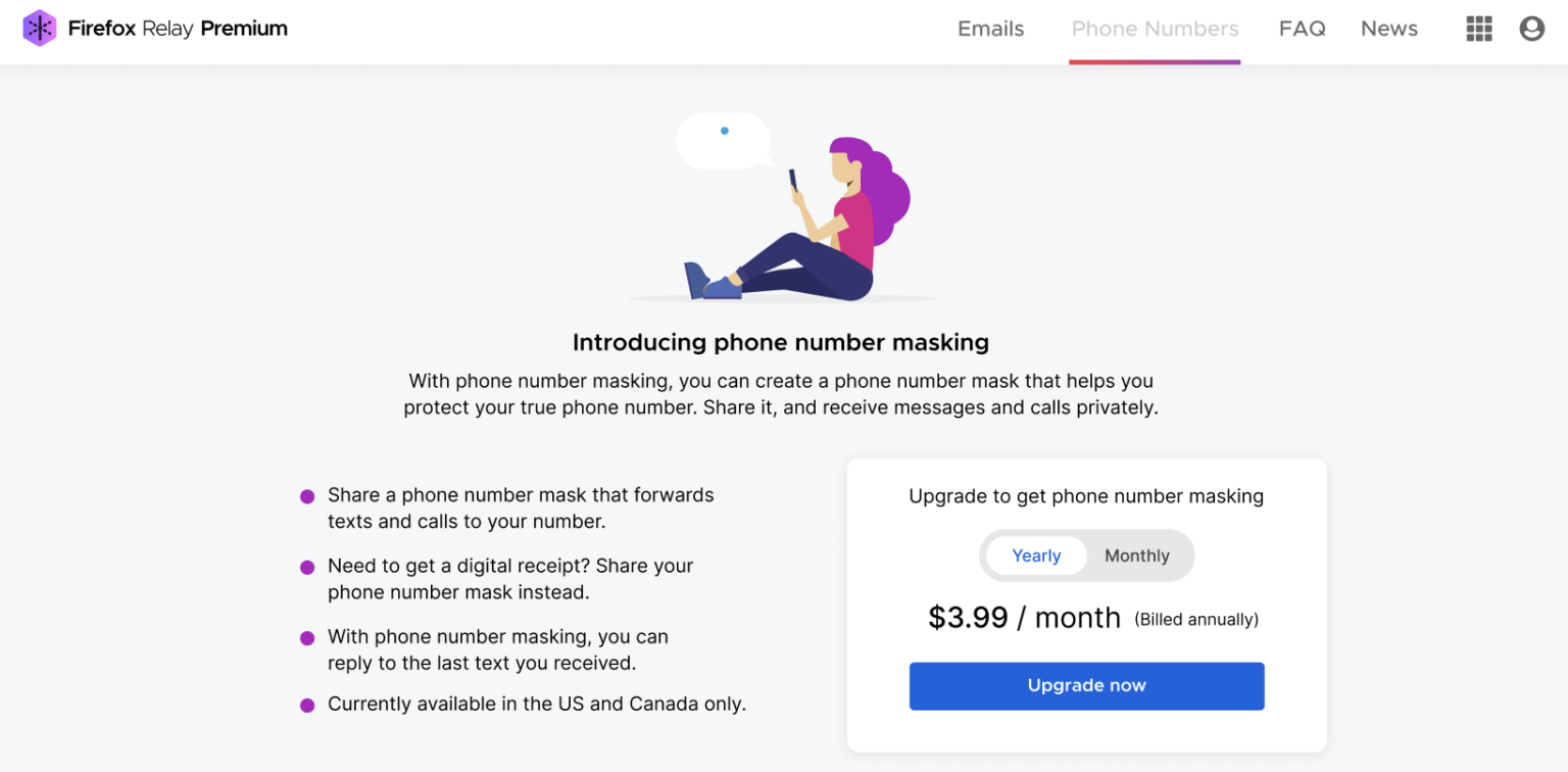 La nouvelle fonctionnalité de masquage de téléphone de Firefox protège votre numéro des spammeurs 2 La nouvelle fonctionnalite de masquage de telephone de Firefox protege