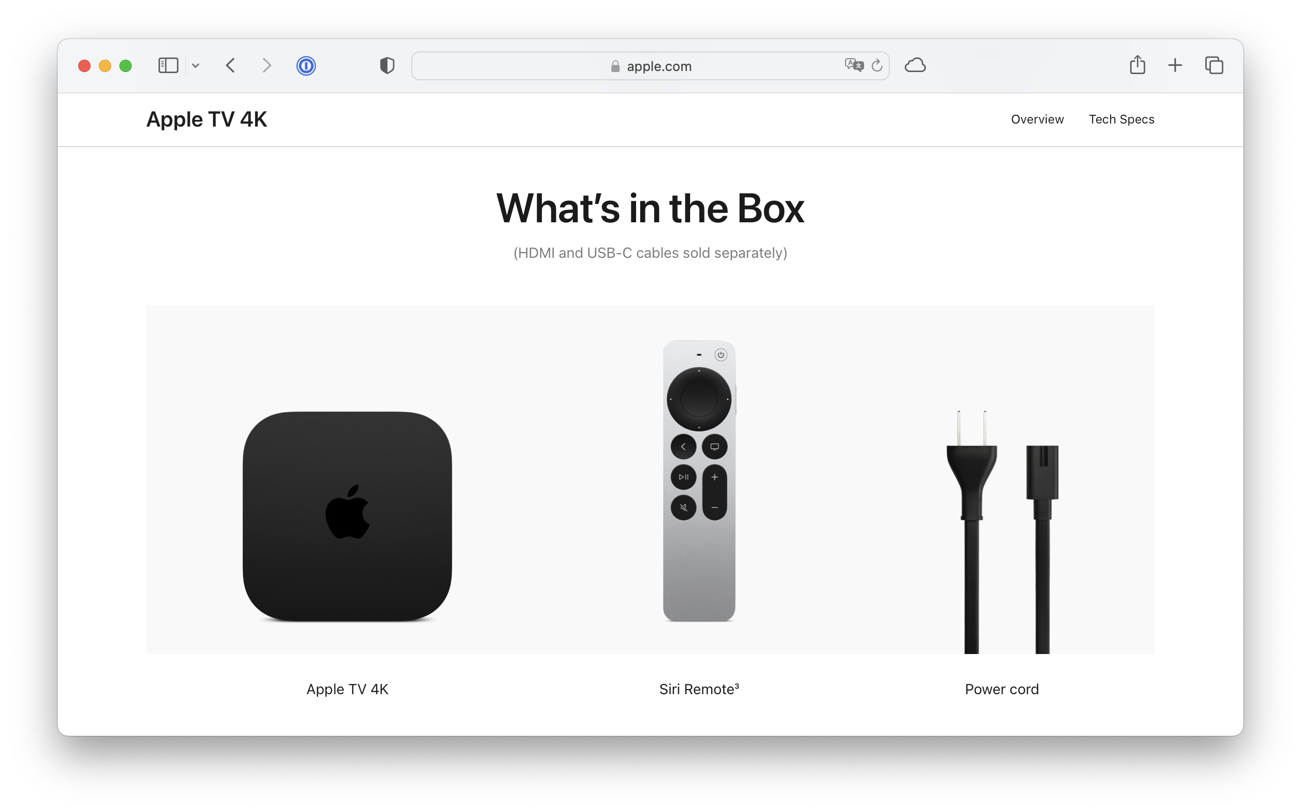 La nouvelle télécommande Siri d'Apple TV est livrée avec USB-C, mais vous devez acheter un câble séparément La nouvelle télécommande Siri d'Apple TV est livrée avec USB-C, mais vous devez acheter un câble séparément