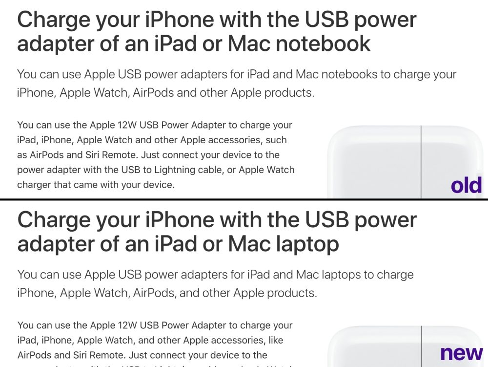 Les «notebooks» Apple deviennent des «ordinateurs portables» dans le changement radical de la marque Mac Ordinateurs portables Mac vers ordinateurs portables Mac dans les pages d'assistance Apple