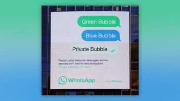 Meta lance une nouvelle campagne publicitaire ciblant iMessage : "WhatsApp est beaucoup plus privé et sécurisé"