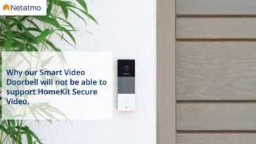 Netatmo explique pourquoi sa Smart Doorbell ne supportera jamais HomeKit Secure Video, et ce n'est pas faux