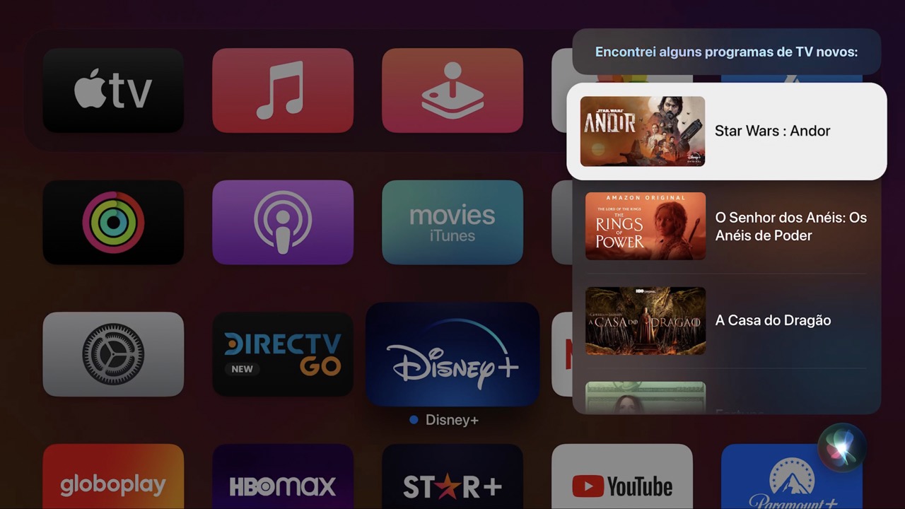 Voici un aperçu de la nouvelle interface Siri sur Apple TV fournie avec tvOS 16.1 Voici un aperçu de la nouvelle interface Siri sur Apple TV fournie avec tvOS 16.1