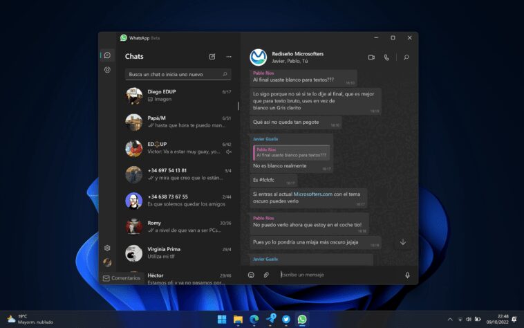 WhatsApp Beta (UWP) modifie sa conception et corrige des bugs importants 1 Whatsapp Beta (uwp) Modifie Sa Conception Et Corrige Des Bugs
