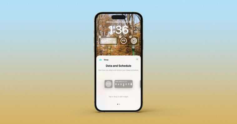 iOS 16.2 ajoute un nouveau widget Sommeil pour votre écran de verrouillage, le widget Médicaments sera également bientôt disponible 1 iOS 16.2 ajoute un nouveau widget Sommeil pour votre écran de verrouillage, le widget Médicaments sera également bientôt disponible