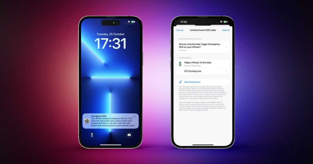 iOS 16.2 permet aux utilisateurs de signaler à Apple le déclenchement involontaire d'un SOS d'urgence