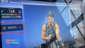 Peloton (PTON) ajoute un nouveau widget de commerce électronique à l'écran ;  vitrine sur le chemin?
