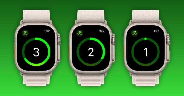 Comment désactiver le compte à rebours de l'application Apple Watch Workout et démarrer les activités instantanément 1 Comment désactiver le compte à rebours de l'application Apple Watch Workout et démarrer les activités instantanément