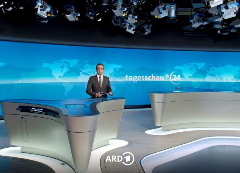Optimiser la reproduction des couleurs sur Android TV – voici comment 5 Studio Tagesschau 24 - Photo: ARD Photo