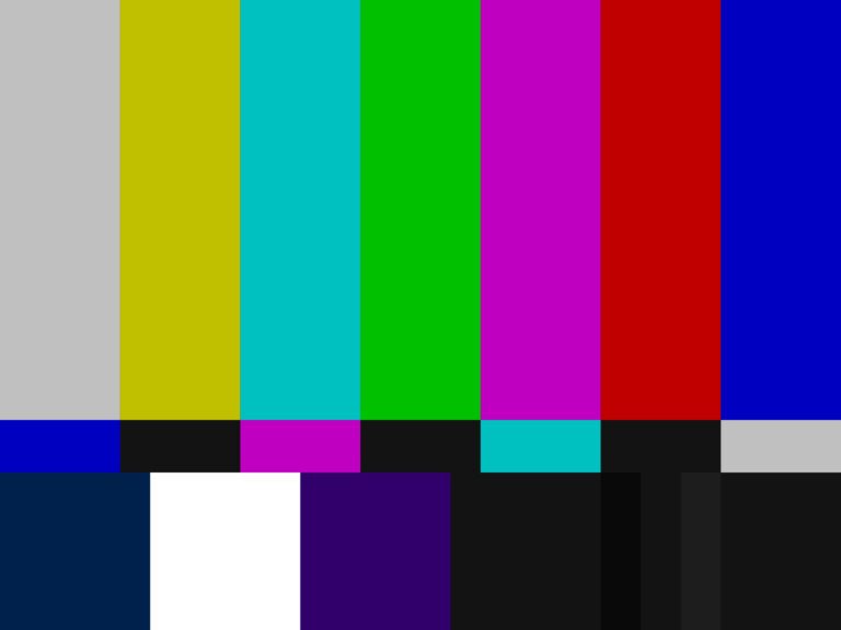 Optimiser la reproduction des couleurs sur Android TV – voici comment 4 Image de test SMPTE pour l'étalonnage du projecteur.