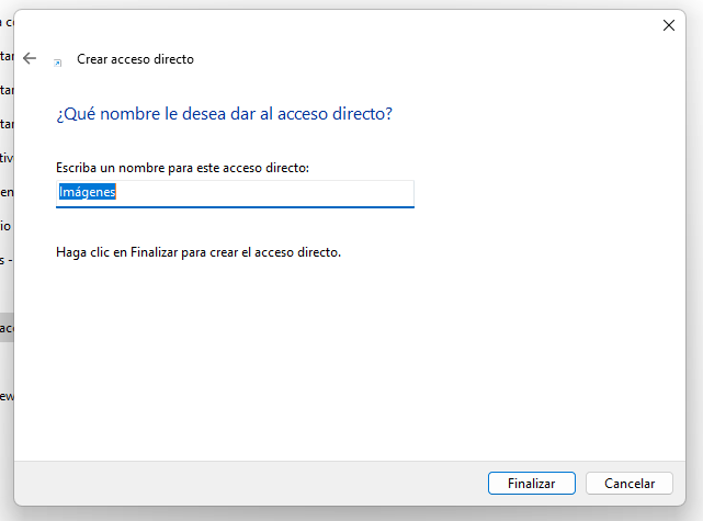 Comment ajouter des destinations dans le menu "Envoyer vers" dans Windows 10 et Windows 11 5 Capture d'écran de la dernière étape, où le nom du raccourci est écrit