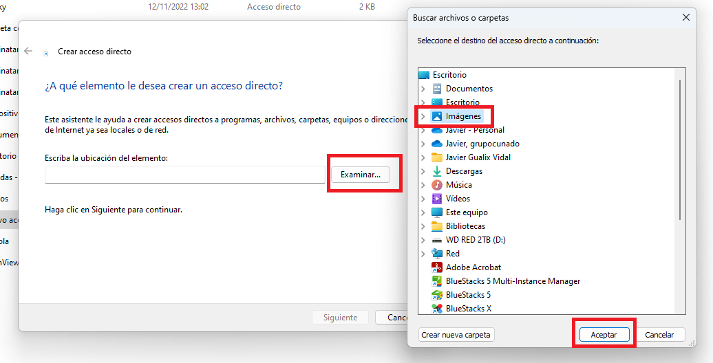 Comment ajouter des destinations dans le menu "Envoyer vers" dans Windows 10 et Windows 11 4 Capture de la sélection de la destination du raccourci