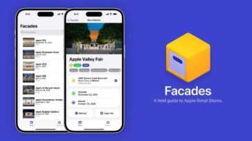Lancement de l'application Façades pour iOS et Mac en tant que guide complet de l'Apple Store