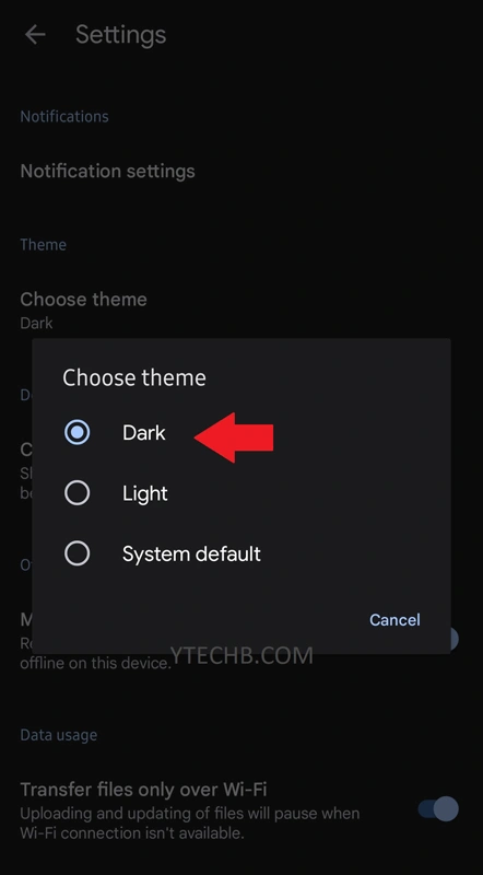 Comment activer le mode sombre dans Google Docs (application et navigateur) 6 Comment activer le mode sombre dans Google Docs