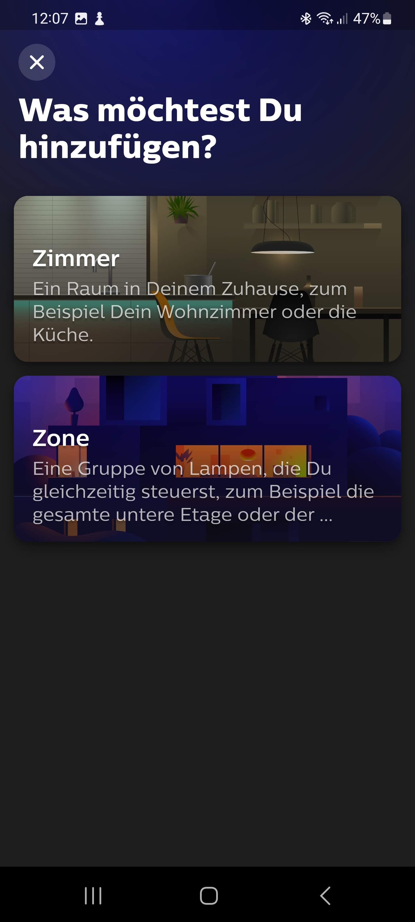 Philips Hue : mesurer et réduire la consommation d'énergie - voici comment cela fonctionne 8 Les zones facilitent le contrôle de plusieurs lumières en même temps. (Capture d'écran)