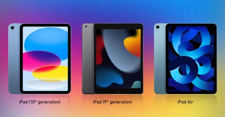 iPad 10 vs 9 vs iPad Air : quel est le meilleur choix pour les vacances ? 1 iPad 10 vs 9 vs iPad Air : quel est le meilleur choix pour les vacances ?
