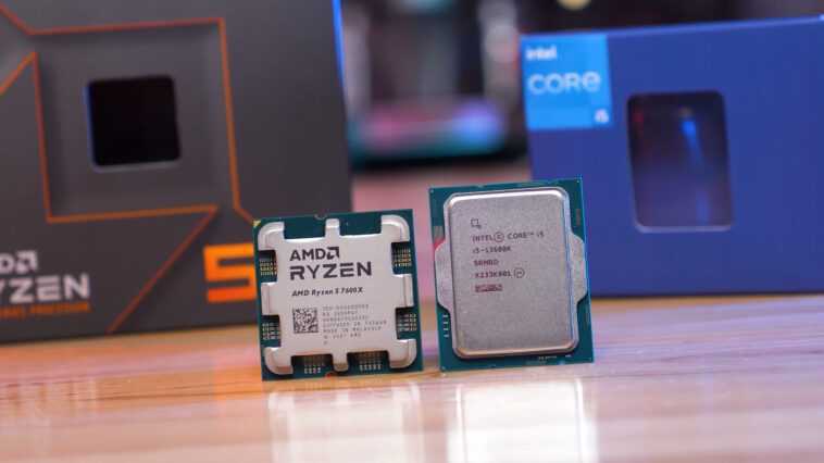 AMD Ryzen 5 7600X contre Intel Core i5-13600K : 54 points de repère du jeu 1 Amd Ryzen 5 7600x Contre Intel Core I5 13600k : 54 Points