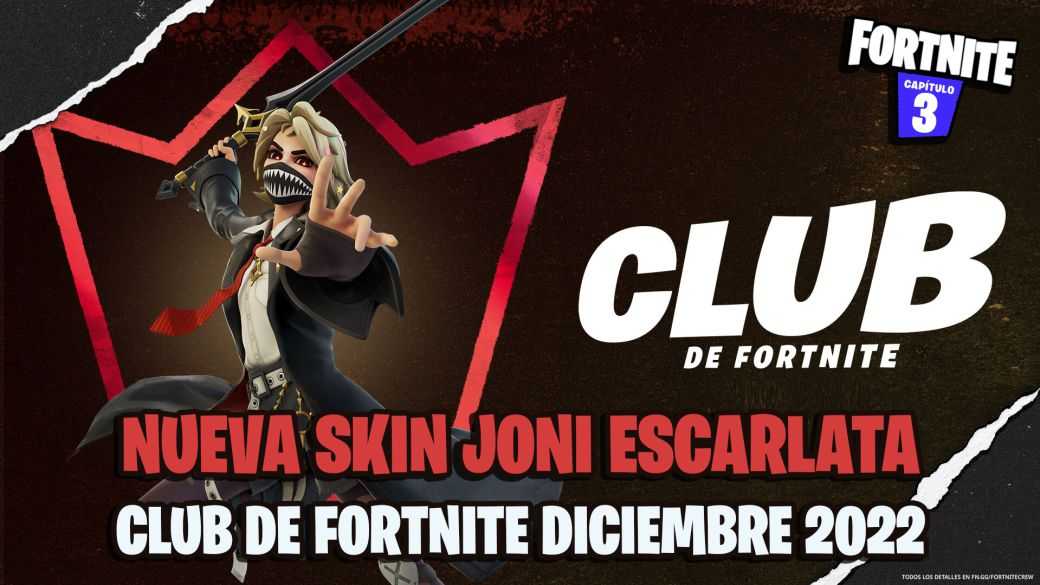 Joni Scarlet Est Le Skin Fortnite Club De Décembre 2022