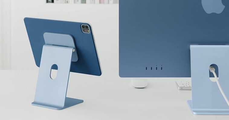 elago présente un nouveau support magnétique pour iPad Pro inspiré de l'iMac et des étuis folio dans quatre styles colorés 1 elago présente un nouveau support magnétique pour iPad Pro inspiré de l'iMac et des étuis folio dans quatre styles colorés