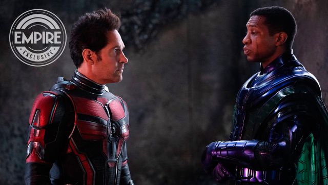 Ant-Man et Kang le Conquérant face à face dans une nouvelle image d'Ant-Man et de la Guêpe Quantumania 2 Ant-Man et Kang le Conquérant face à face dans une nouvelle image d'Ant-Man et de la Guêpe Quantumania