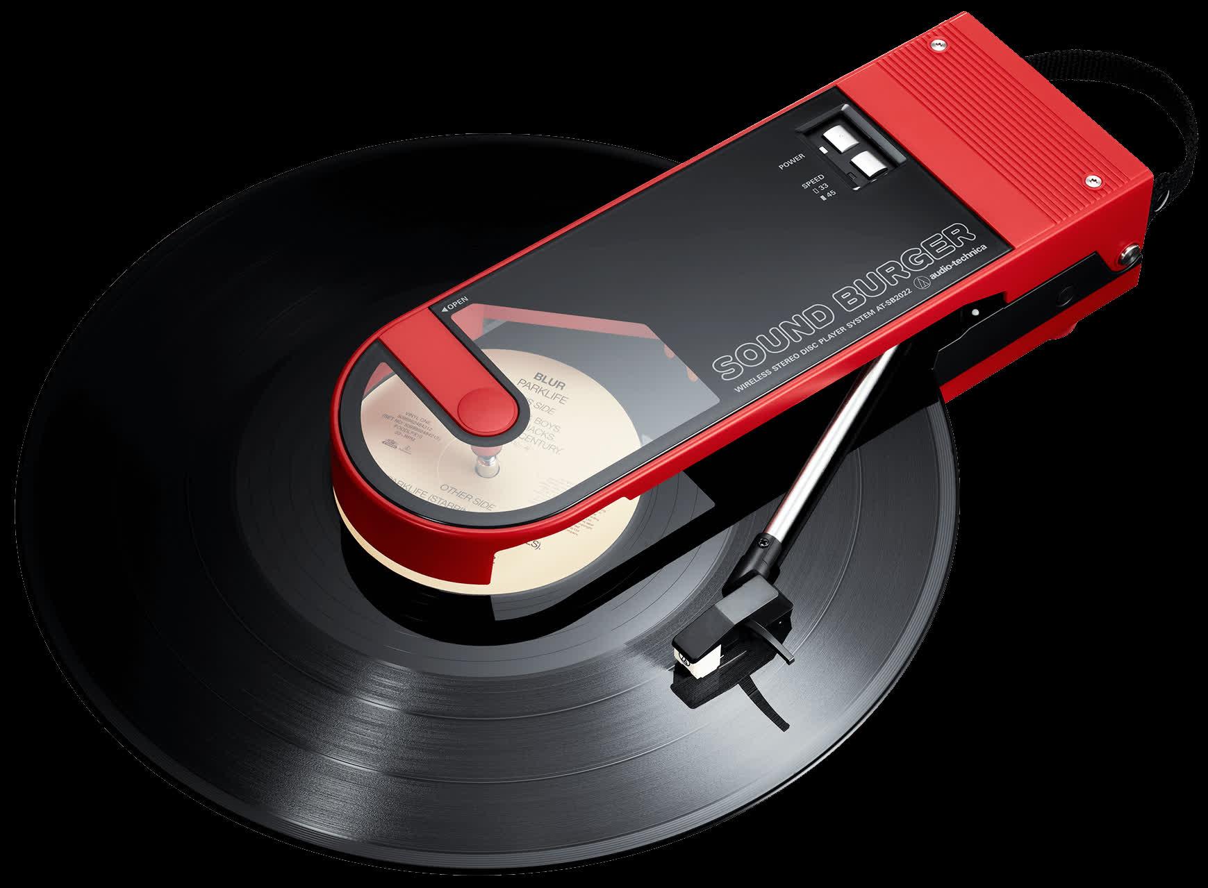 Audio-Technica ressuscite l'emblématique tourne-disque portable Sound Burger 2 Audio Technica ressuscite lemblematique tourne disque portable Sound Burger