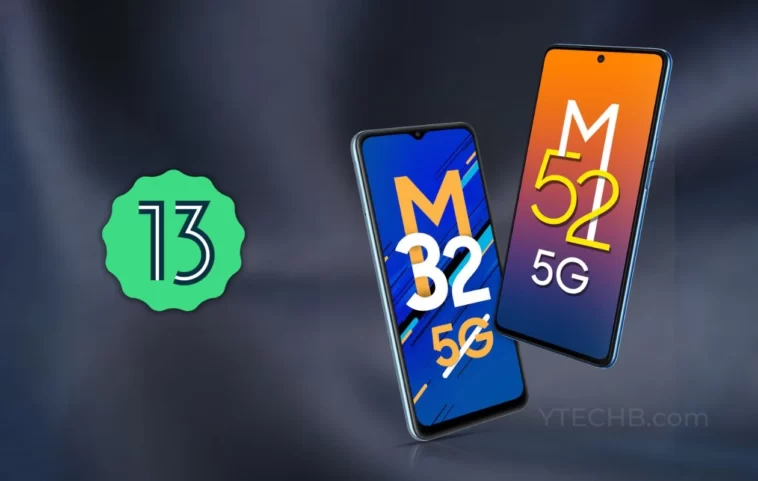 BREAKING: Samsung Galaxy M32 5G et M52 5G obtiennent une mise à jour stable d'Android 13 1 BREAKING: Samsung Galaxy M32 5G and M52 5G get stable Android 13 update