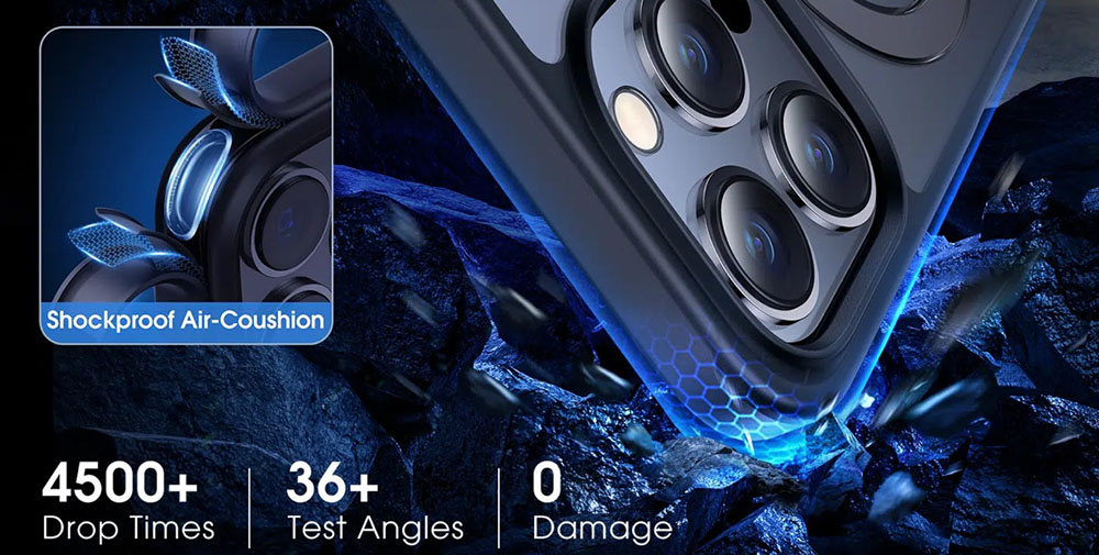 CASEKOO Magic Stand Coques pour iPhone 14 Series Video