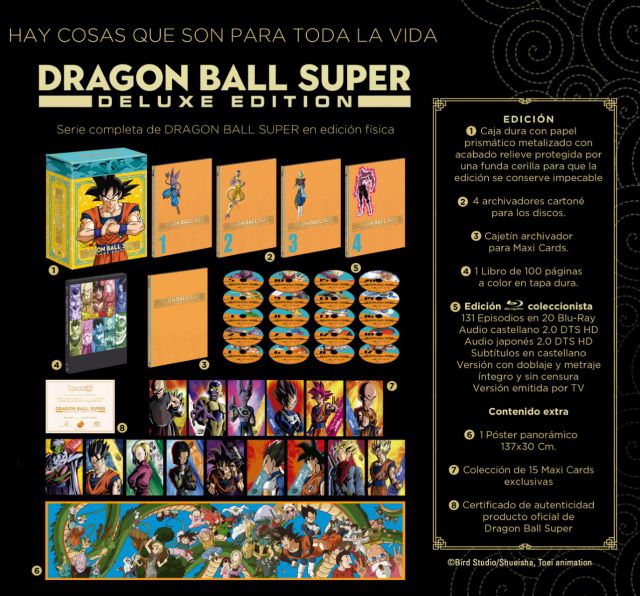 Dragon Ball Super reçoit une édition Deluxe spectaculaire chargée d'extras par Selecta Vision 2 Dragon Ball Super reçoit une édition Deluxe spectaculaire chargée d'extras par Selecta Vision