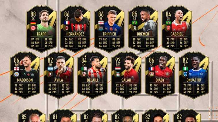 FIFA 23 TOTW 8 désormais disponible avec Salah, Trapp, Hernandez et Trippier 1 Fifa 23 Totw 8 Désormais Disponible Avec Salah, Trapp, Hernandez