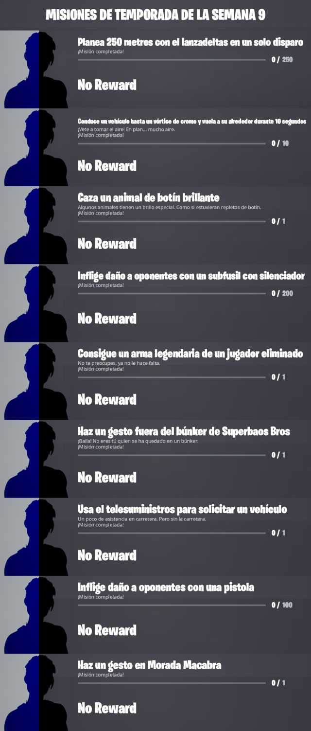 Fortnite Saison 4 : Fuite des missions de la semaine 9 2 fortnite saison 4 défis fuite missions semaine 9
