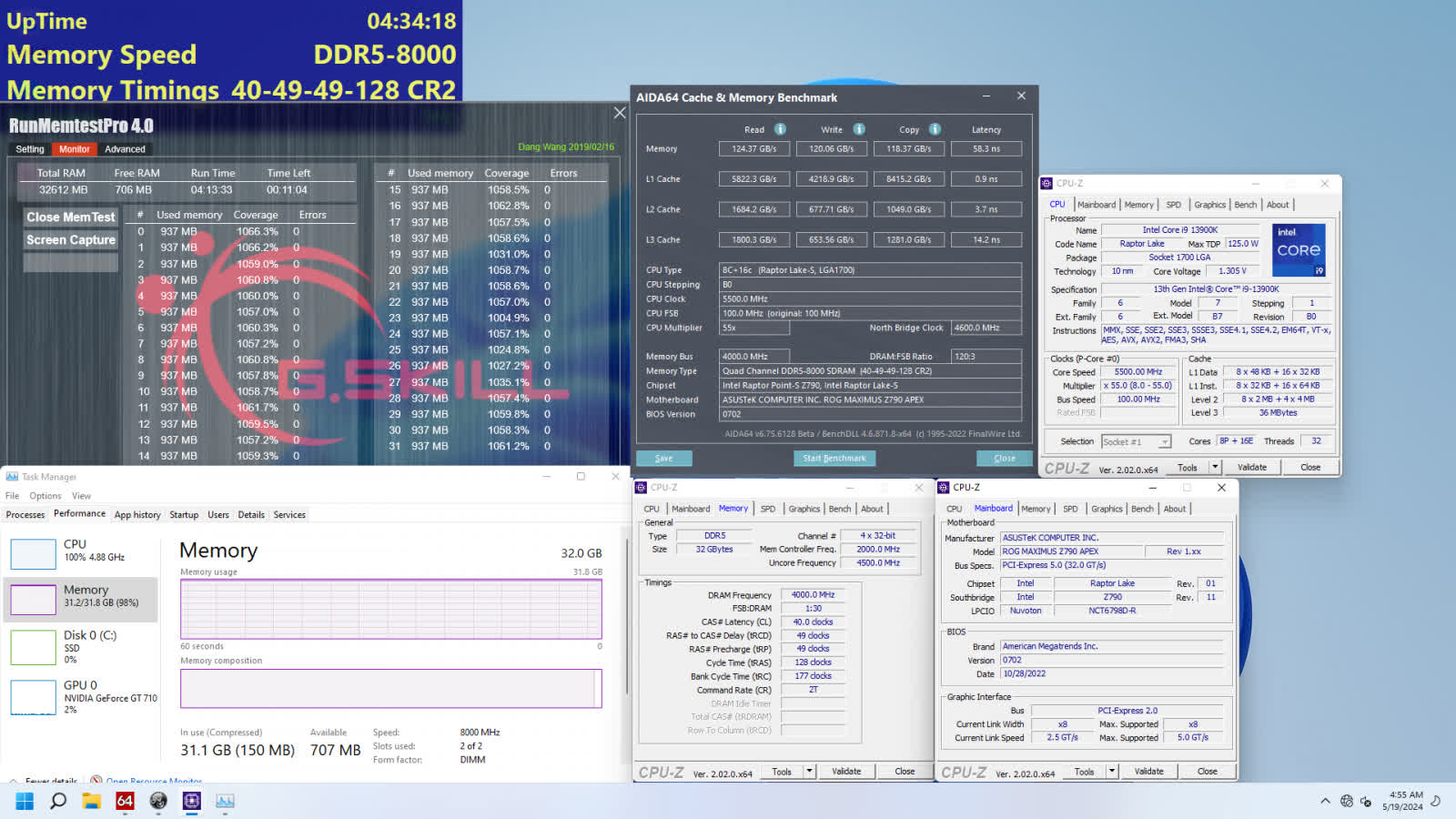 G.Skill dévoile la DDR5-8000 et dépasse le plafond de 10 000 MT/s en ondes 2 GSkill devoile la DDR5 8000 et depasse le plafond de 10