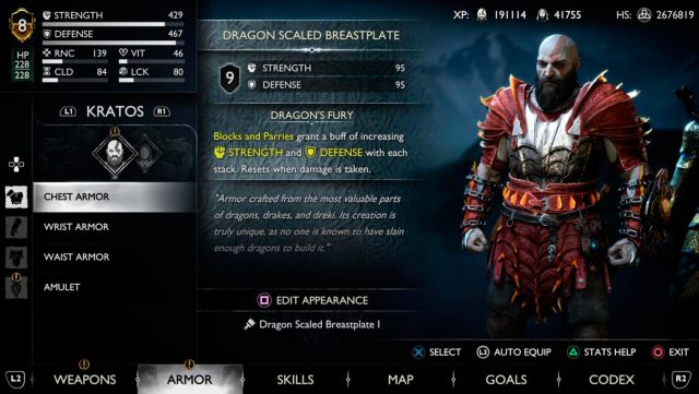 God of War Ragnarok : comment changer l'apparence de l'armure et conserver ses stats 2 God of War Ragnarok : comment changer l'apparence de l'armure et conserver ses stats