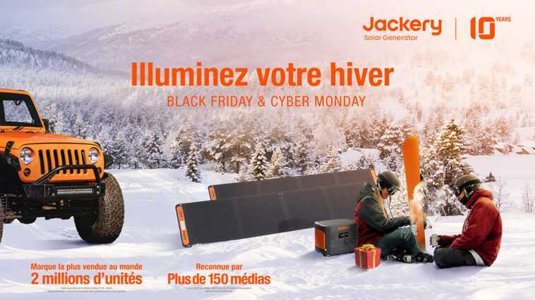 Oui, c'est le moment parfait d'opter pour une centrale électrique cet hiver 1 Jackery Offer Cyber Monday Black Friday