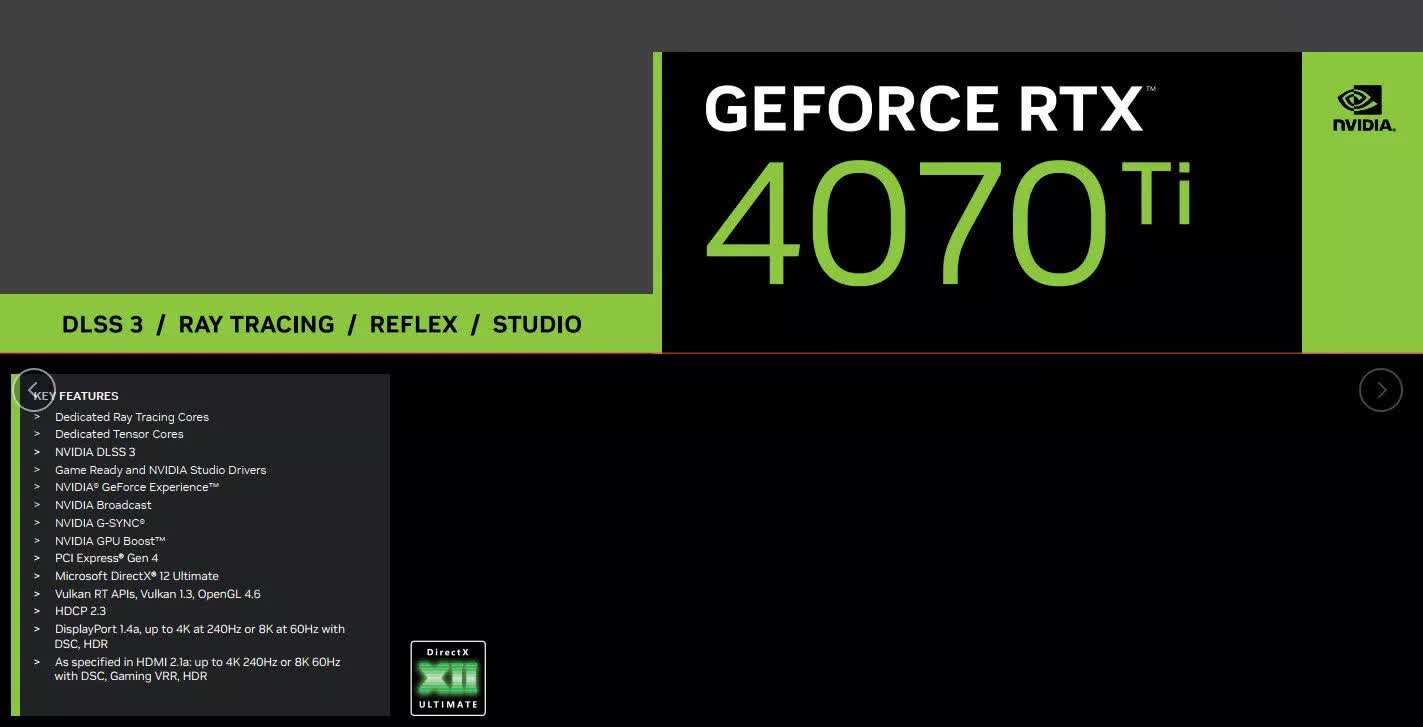 Le Nvidia RTX 4070 Ti pourrait être lancé le 5 janvier 2 Le Nvidia RTX 4070 Ti pourrait etre lance le 5