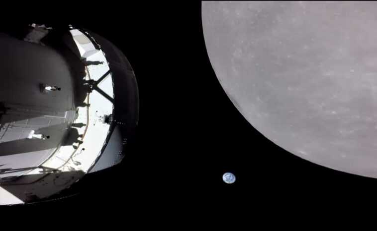 Le vaisseau spatial Orion de la NASA s'approche à moins de 81 miles de la Lune lors d'un survol réussi 1 Le Vaisseau Spatial Orion De La Nasa S'approche à Moins