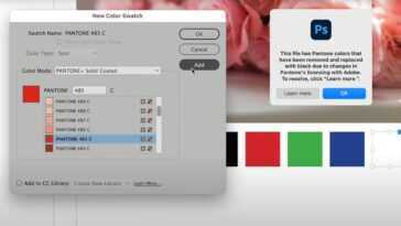Les couleurs Pantone coûtent désormais 15 $ / mois dans les produits Adobe – avec d'anciens fichiers autrement inutilisables 22 Les couleurs Pantone coûtent désormais 15 $ / mois dans les produits Adobe – avec d'anciens fichiers autrement inutilisables