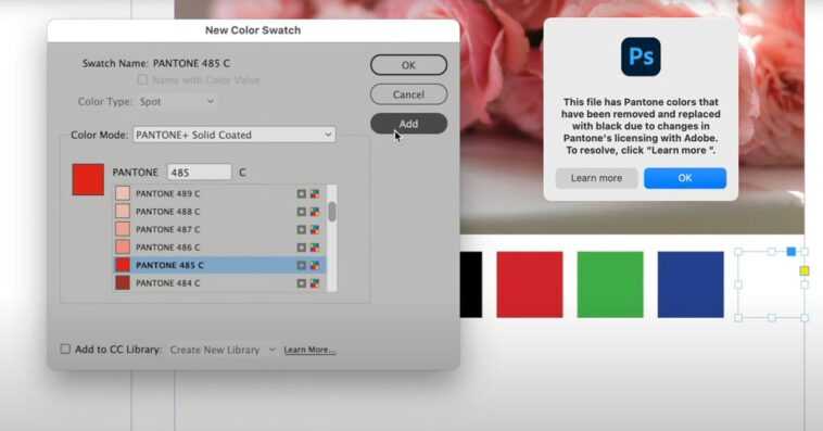 Les couleurs Pantone coûtent désormais 15 $ / mois dans les produits Adobe – avec d'anciens fichiers autrement inutilisables 1 Les couleurs Pantone coûtent désormais 15 $ / mois dans les produits Adobe – avec d'anciens fichiers autrement inutilisables