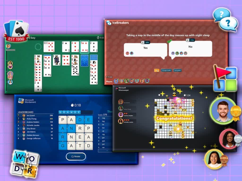 Microsoft ajoute des jeux à Teams et pense qu'ils augmenteront la productivité 2 Microsoft ajoute des jeux a Teams et pense quils augmenteront